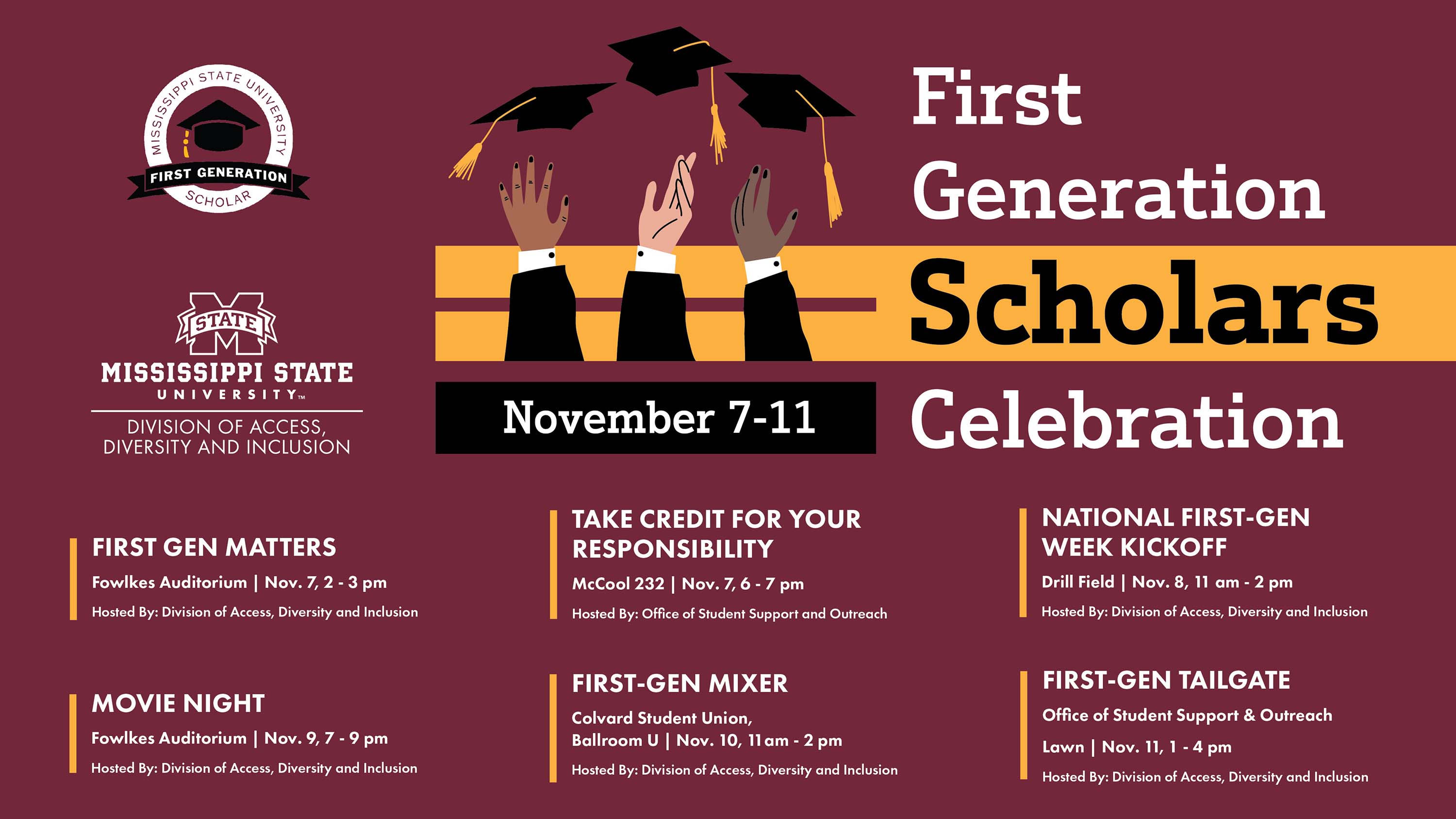 First Gen Scholar Celebration