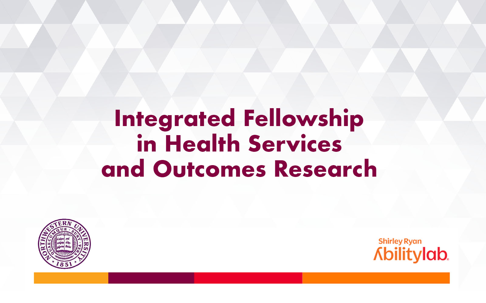 Integrated Fellowship in Health Services and Outcomes Research
