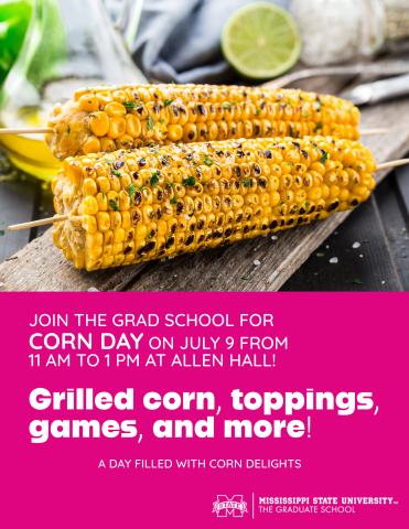 Corn Day - July 9 from 11-1 PM