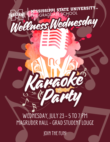 Karaoke Party, July 23, 5-7 PM