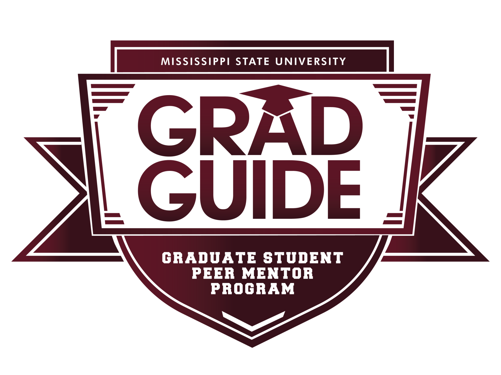 GRAD GUIDE MAROON TRANSPARENT